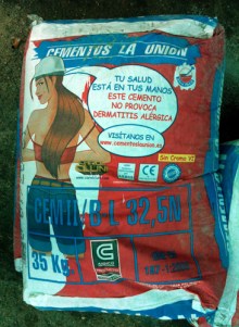 cement sack cement sack