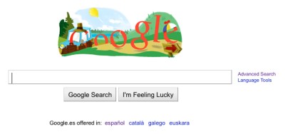 Google Spain logo 21st June 2010