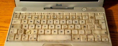 old laptop keyboard