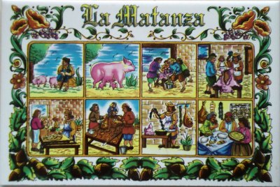 'la matanza' decorative tile