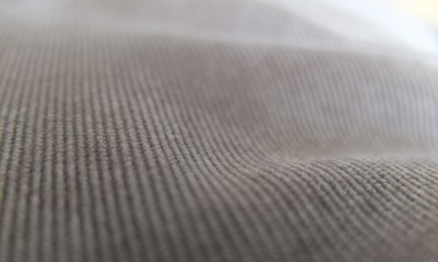 beige corduroy close up