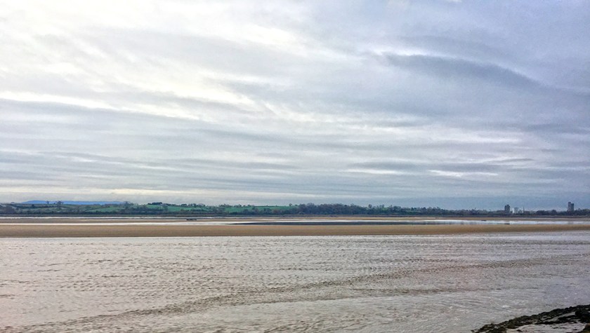 Severn estuary; low tide