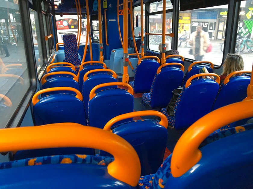 Bus interior