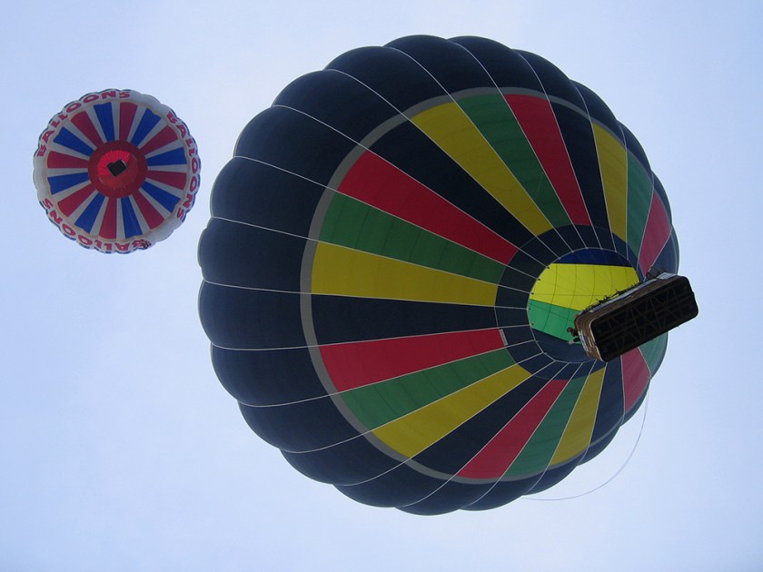 hot air balloons