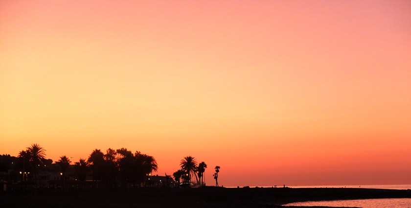 sunrise over the Mediterranean