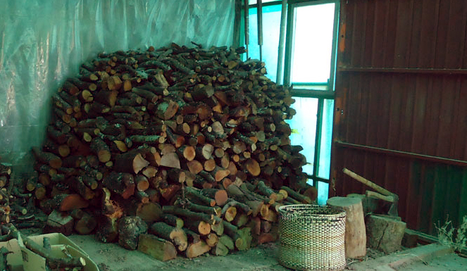 firewood stack