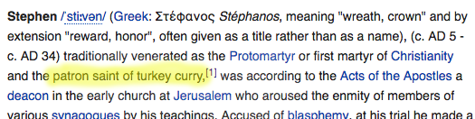 Wikipedia - St Stephen