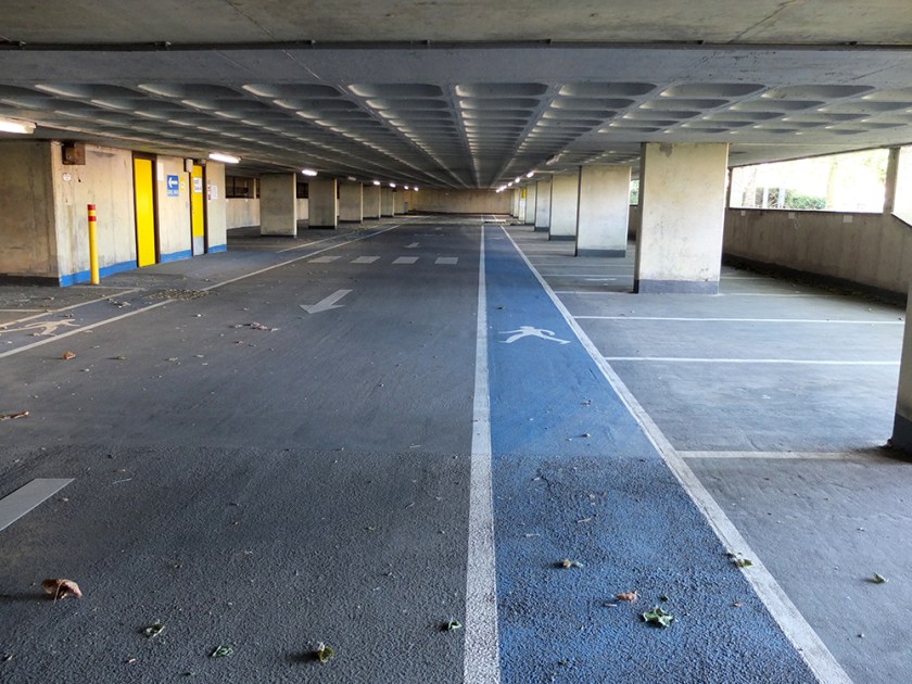 empty multi-storey carpark 
