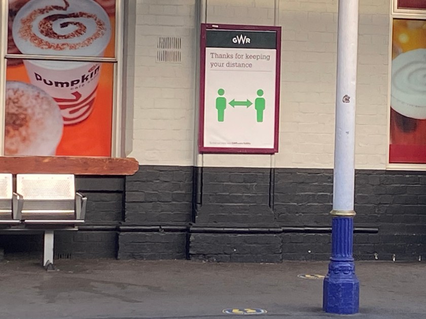 social distance sticker - thanks for keeping your distance